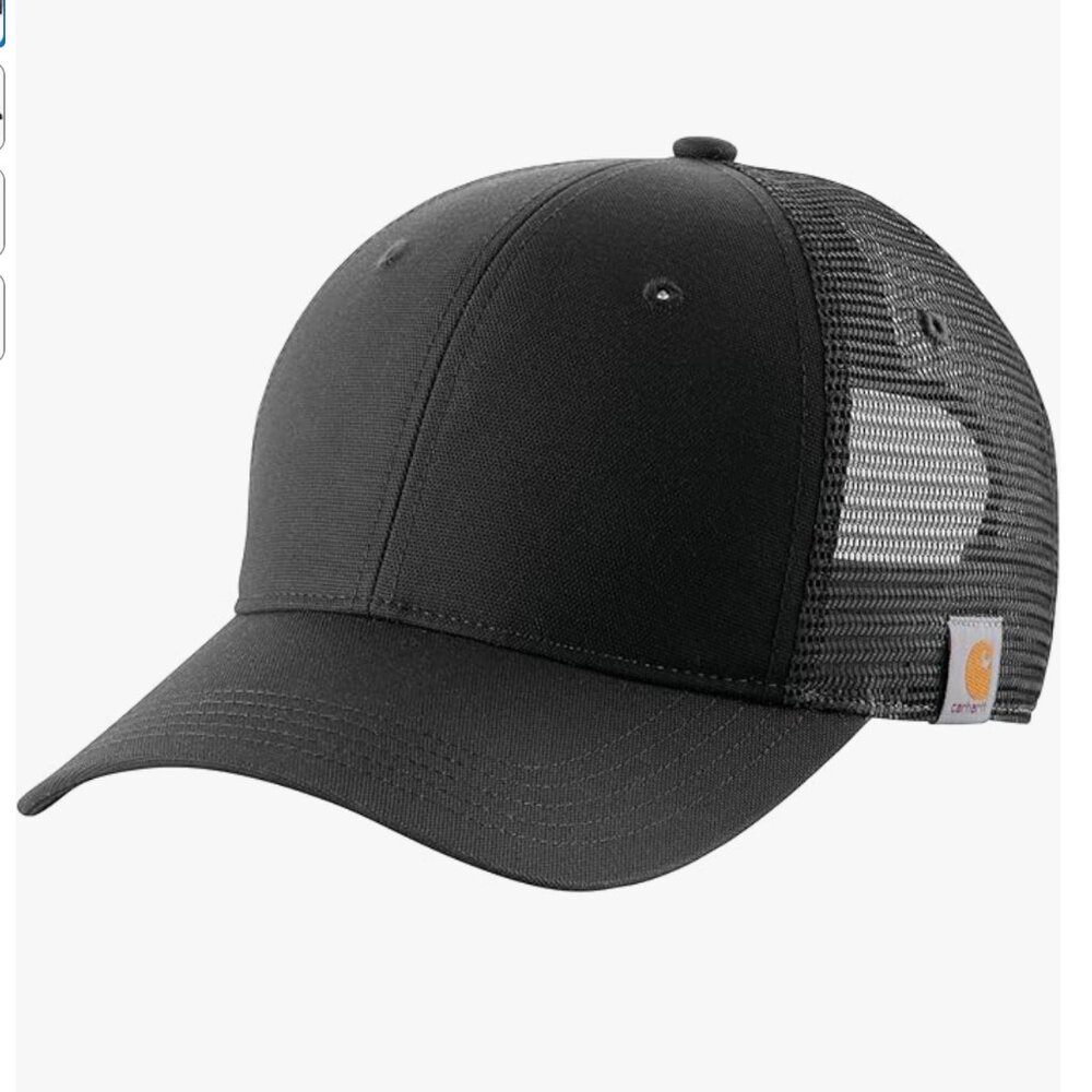 Carhartt Rugged Professional Series Canvas Mesh Hat, Black